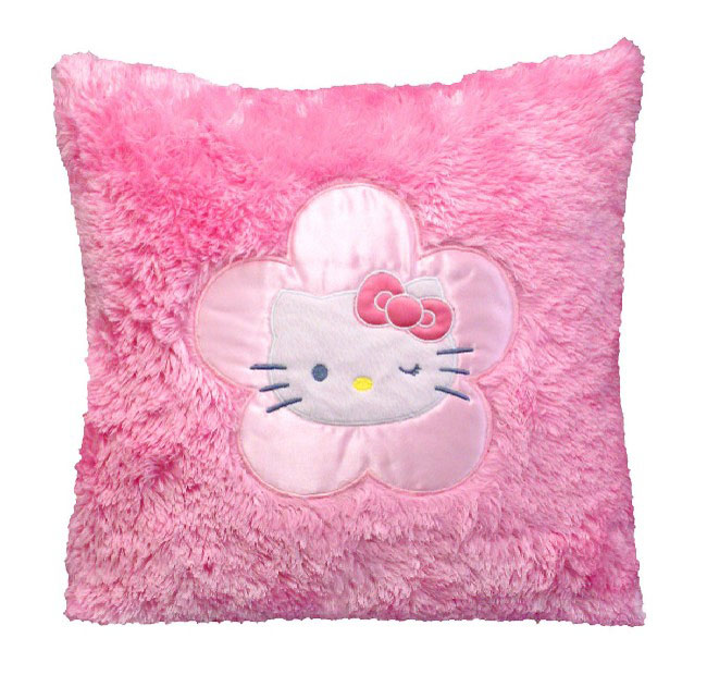 Pink Hello Kitty pillow